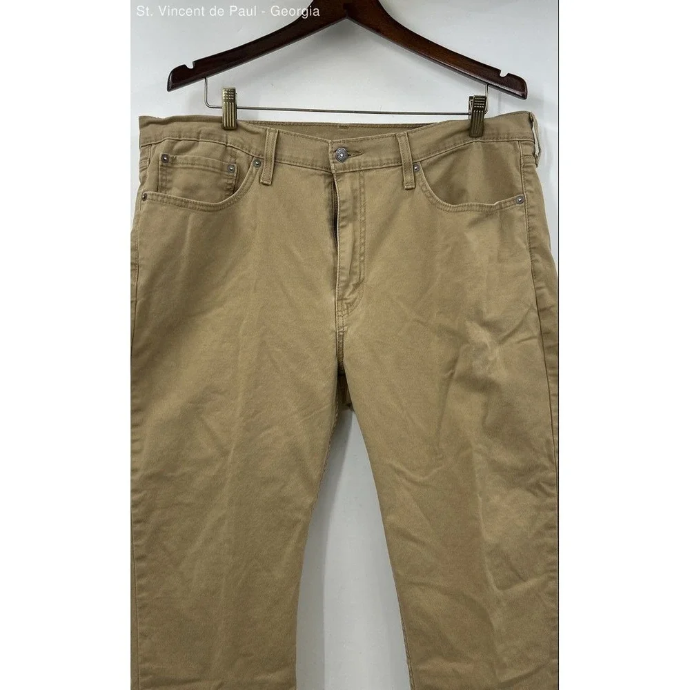 Levi's 511 Tapered Fit Pants Men's 38x30 Brown Casual